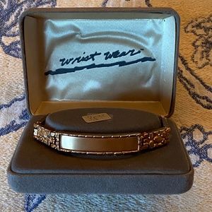 Vtg I Wrist Wear I Clunky 1980s Id Bracelet